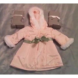AMERICAN GIRL DOLL NIB My American Girl Pretty Pink Coat w/ Boots Set Retired